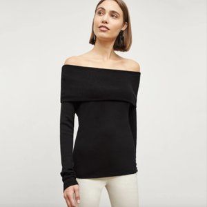 M.M.LaFleur The Dae Top - Silk Jersey Size XS in Black